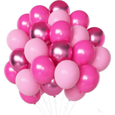 Hh-Metallic Magenta Balloons 10S
