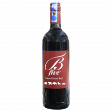 B Five Natural Sweet Red Wine 750Ml