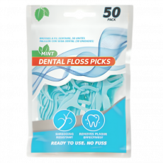 Dental Floss Picks 50S Rectangular...