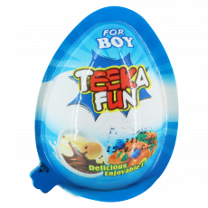 Teeka Fun Small Chclt Egg - Boy 15G