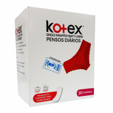 Kotex Panty Liner 20S Wrapped