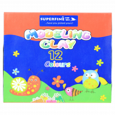Superfine Modelling Clay 12Pcs 240G