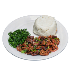 Ugali & Beef Combo Per Pc