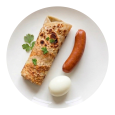 Chapati, Egg & Smokie Pack...