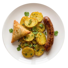 Bhajia, Sausage & Samosa Combo...